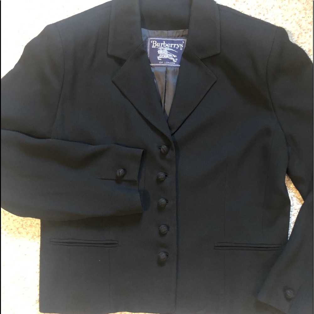 Burberry’s of London Black Blazer Size 12